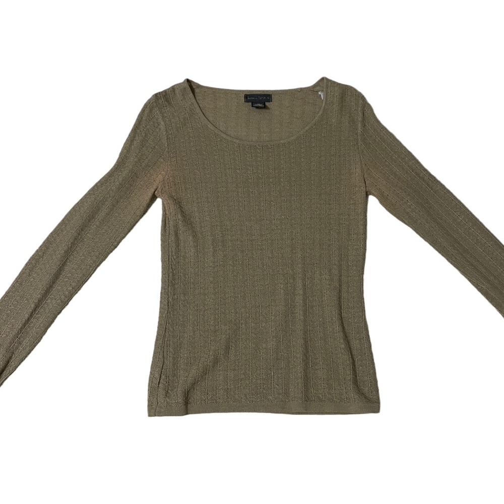 vintage banana republic tan/nude colored light sweater.